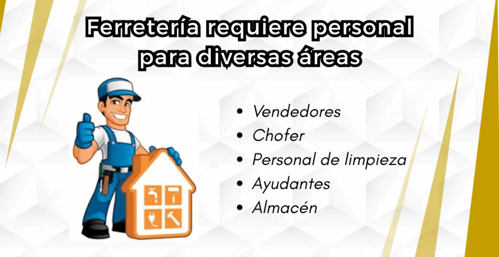 trabajo en ferreterías